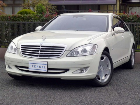 ベンツ　S600L W221　V12 地デジ　人気色カルサイトホワイトサムネイル