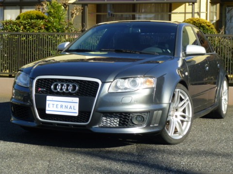 07年　アウディ　RS4 整備記録簿全D　ワンオーナー　デイトナグレーサムネイル