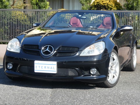 2005年モデル　M・ベンツ SLK350 AMGｽﾎﾟｰﾂPKG オプシディアンブラックサムネイル