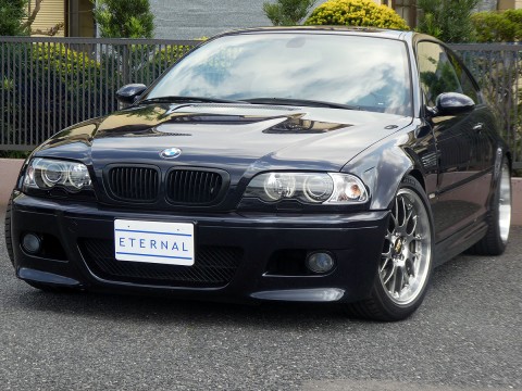 2004年モデル BMW　E46　M3クーペ　カーボンブラックメタリックサムネイル