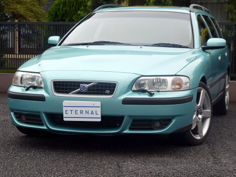 03年モデル　ボルボ Ｖ70Ｒ 4WD　フラッシュグリーンパールサムネイル