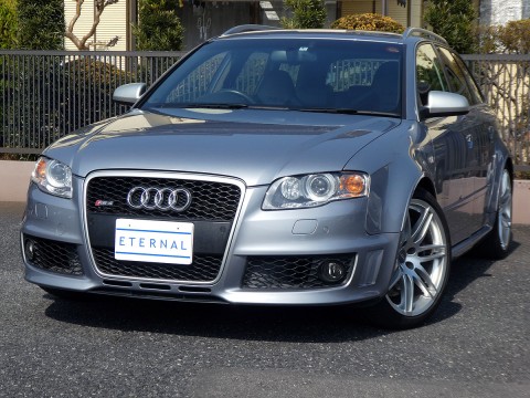 08年モデル アウディ RS4アバント 4.2クワトロ アーブスシルバーサムネイル