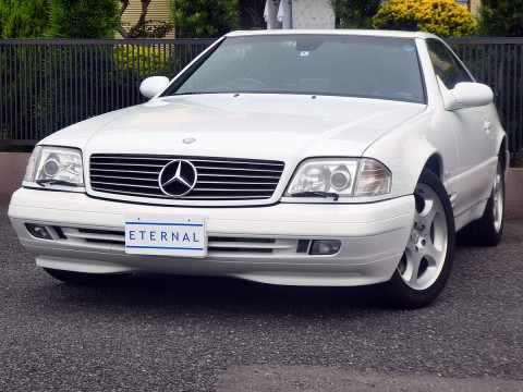 2000年モデル　M・ベンツ R129 SL320 フィアンホワイトサムネイル