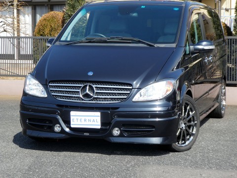 2006年モデル　M・ベンツ V350 トレンド ラグジュアリーPKG カーボンブラックサムネイル