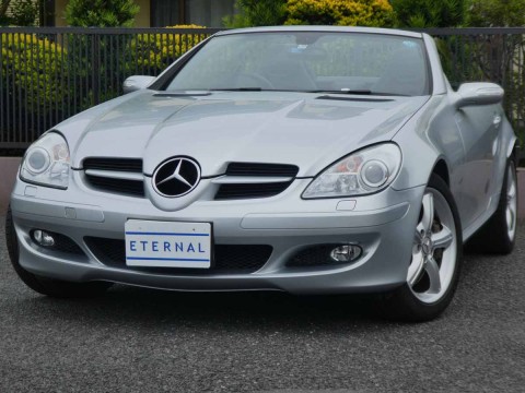 2005年モデル　M・ベンツ SLK350 イリジウムシルバーサムネイル