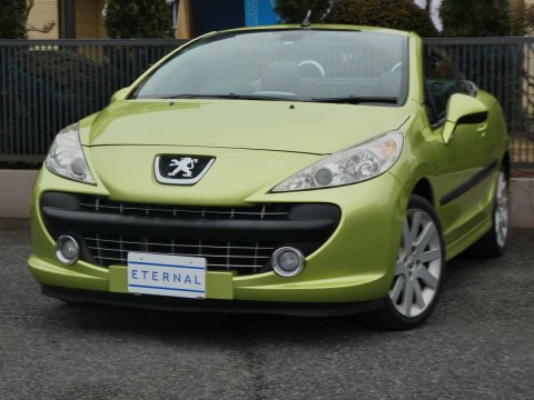2008年モデル　プジョー 207CC GT 5ＭＴ ラセルタイエローサムネイル