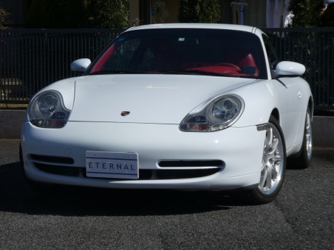 1999年モデル ポルシェ 911 カレラ 赤革 グレイシアホワイトサムネイル