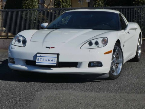 2005年モデル シボレー コルベットC6 クーペ タルガトップ アークティックホワイトサムネイル