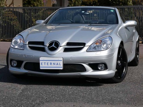 2007年モデル M・ベンツ SLK350 AMGスポーツPKG イリジウムシルバーサムネイル