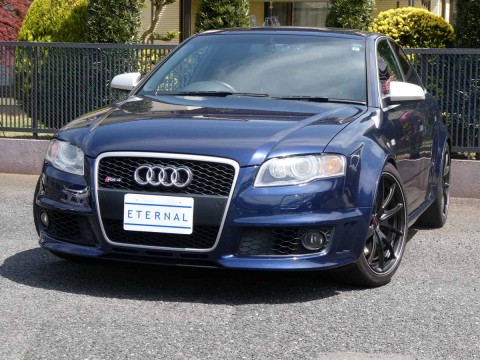2007年モデル アウディ RS4セダン ムジェロブルーパールエフェクトサムネイル