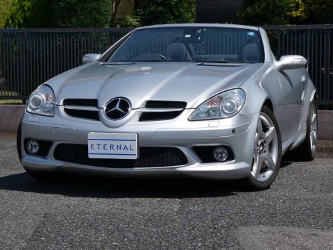 2005年モデル　M・ベンツ SLK350 AMGスポーツPKG イリジウムシルバーサムネイル