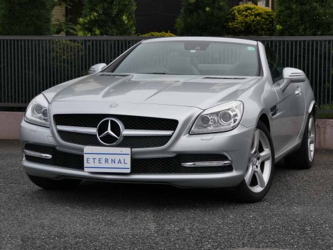 2011年モデル　M・ベンツ SLK200 ブルーエフィシェンシー スポーツ イリジウムシルバーサムネイル