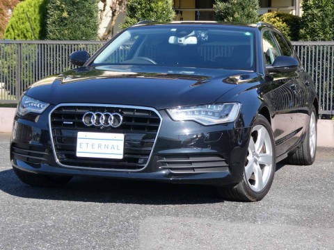 2013年モデル　アウディ A6アバント 2.8 FSI クワトロ ファントムブラックパールエフェクトサムネイル