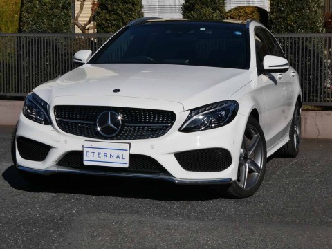 2018年モデル　M・ベンツ C220d ステーションワゴン ローレウスエディション ポーラーホワイトサムネイル