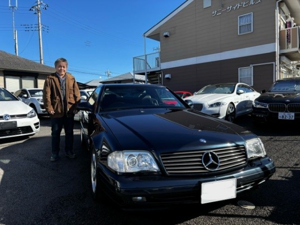 メルセデスベンツ SL納車です!(^^)!サムネイル