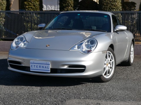 2002年モデル　ポルシェ 911カレラ 996後期型 アークティックシルバーサムネイル