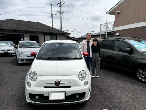 アバルト500納車です(*_ _)サムネイル